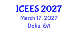 International Conference on Earthquake Engineering and Seismology (ICEES) March 17, 2027 - Doha, Qatar