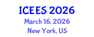 International Conference on Earthquake Engineering and Seismology (ICEES) March 16, 2026 - New York, United States