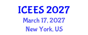 International Conference on Earthquake Engineering and Seismology (ICEES) March 17, 2027 - New York, United States