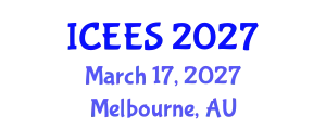 International Conference on Earthquake Engineering and Seismology (ICEES) March 17, 2027 - Melbourne, Australia