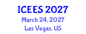 International Conference on Earthquake Engineering and Seismology (ICEES) March 24, 2027 - Las Vegas, United States