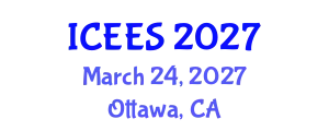 International Conference on Earthquake Engineering and Seismology (ICEES) March 24, 2027 - Ottawa, Canada