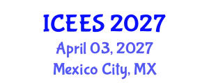 International Conference on Earthquake Engineering and Seismology (ICEES) April 03, 2027 - Mexico City, Mexico