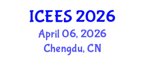 International Conference on Earthquake Engineering and Seismology (ICEES) April 06, 2026 - Chengdu, China