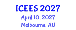 International Conference on Earthquake Engineering and Seismology (ICEES) April 10, 2027 - Melbourne, Australia