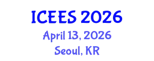 International Conference on Earthquake Engineering and Seismology (ICEES) April 13, 2026 - Seoul, Republic of Korea