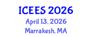 International Conference on Earthquake Engineering and Seismology (ICEES) April 13, 2026 - Marrakesh, Morocco