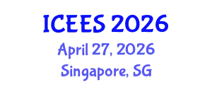 International Conference on Earthquake Engineering and Seismology (ICEES) April 27, 2026 - Singapore, Singapore