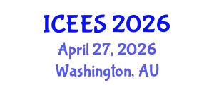 International Conference on Earthquake Engineering and Seismology (ICEES) April 27, 2026 - Washington, Australia