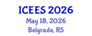 International Conference on Earthquake Engineering and Seismology (ICEES) May 18, 2026 - Belgrade, Serbia