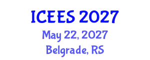 International Conference on Earthquake Engineering and Seismology (ICEES) May 22, 2027 - Belgrade, Serbia