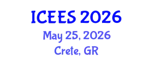 International Conference on Earthquake Engineering and Seismology (ICEES) May 25, 2026 - Crete, Greece