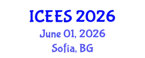 International Conference on Earthquake Engineering and Seismology (ICEES) June 01, 2026 - Sofia, Bulgaria