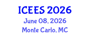 International Conference on Earthquake Engineering and Seismology (ICEES) June 08, 2026 - Monte Carlo, Monaco