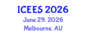 International Conference on Earthquake Engineering and Seismology (ICEES) June 29, 2026 - Melbourne, Australia
