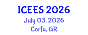 International Conference on Earthquake Engineering and Seismology (ICEES) July 03, 2026 - Corfu, Greece
