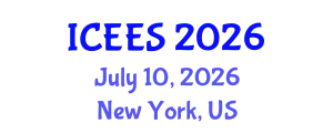 International Conference on Earthquake Engineering and Seismology (ICEES) July 10, 2026 - New York, United States