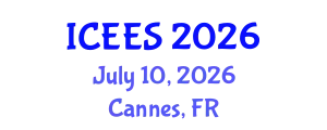 International Conference on Earthquake Engineering and Seismology (ICEES) July 10, 2026 - Cannes, France