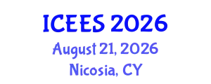 International Conference on Earthquake Engineering and Seismology (ICEES) August 21, 2026 - Nicosia, Cyprus