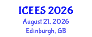 International Conference on Earthquake Engineering and Seismology (ICEES) August 21, 2026 - Edinburgh, United Kingdom