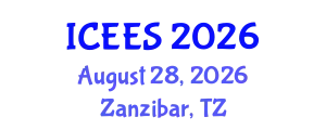 International Conference on Earthquake Engineering and Seismology (ICEES) August 28, 2026 - Zanzibar, Tanzania