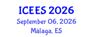 International Conference on Earthquake Engineering and Seismology (ICEES) September 06, 2026 - Málaga, Spain