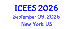 International Conference on Earthquake Engineering and Seismology (ICEES) September 09, 2026 - New York, United States