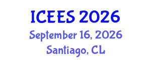 International Conference on Earthquake Engineering and Seismology (ICEES) September 16, 2026 - Santiago, Chile