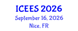 International Conference on Earthquake Engineering and Seismology (ICEES) September 16, 2026 - Nice, France