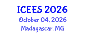 International Conference on Earthquake Engineering and Seismology (ICEES) October 04, 2026 - Madagascar, Madagascar
