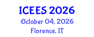 International Conference on Earthquake Engineering and Seismology (ICEES) October 04, 2026 - Florence, Italy