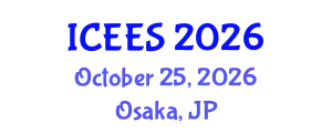 International Conference on Earthquake Engineering and Seismology (ICEES) October 25, 2026 - Osaka, Japan