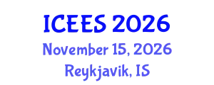 International Conference on Earthquake Engineering and Seismology (ICEES) November 15, 2026 - Reykjavik, Iceland