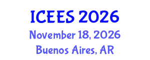 International Conference on Earthquake Engineering and Seismology (ICEES) November 18, 2026 - Buenos Aires, Argentina