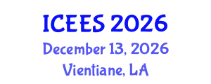 International Conference on Earthquake Engineering and Seismology (ICEES) December 13, 2026 - Vientiane, Laos