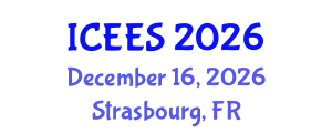 International Conference on Earthquake Engineering and Seismology (ICEES) December 16, 2026 - Strasbourg, France