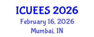 International Conference on Urban Earthquake Engineering and Seismology (ICUEES) February 16, 2026 - Mumbai, India