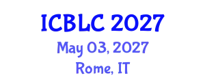 International Conference on Building Learning Communities (ICBLC) May 03, 2027 - Rome, Italy