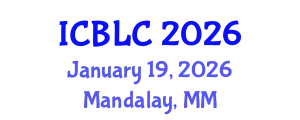 International Conference on Building Learning Communities (ICBLC) January 19, 2026 - Mandalay, Myanmar