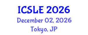 International Conference on Sports Law and Ethics (ICSLE) December 02, 2026 - Tokyo, Japan