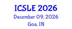 International Conference on Sports Law and Ethics (ICSLE) December 09, 2026 - Goa, India