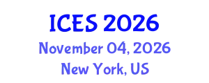 International Conference on Environment and Sustainability (ICES) November 04, 2026 - New York, United States