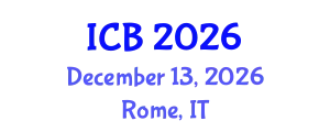 International Conference on Biometeorology (ICB) December 13, 2026 - Rome, Italy