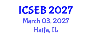 International Conference on Solar Energy and Buildings (ICSEB) March 03, 2027 - Haifa, Israel