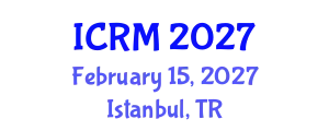 International Conference on Rock Mechanics (ICRM) February 15, 2027 - Istanbul, Turkey