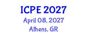 International Conference on Physics Education (ICPE) April 08, 2027 - Athens, Greece