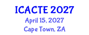 International Conference on Advanced Computer Theory and Engineering (ICACTE) April 15, 2027 - Cape Town, South Africa