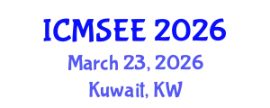 International Conference on Material Science and Environmental Engineering (ICMSEE) March 23, 2026 - Kuwait, Kuwait