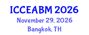 International Conference on Civil Engineering, Architecture and Building Material (ICCEABM) November 29, 2026 - Bangkok, Thailand