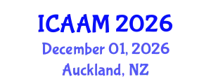 International Conference on Applied Analysis for Materials (ICAAM) December 01, 2026 - Auckland, New Zealand